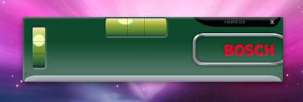 MacBook Wasserwaage