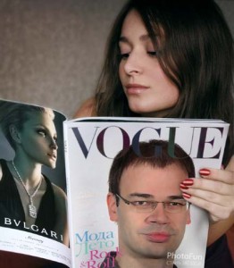 VOGUE-Titelbild bei FotoFunia