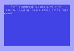 C64 Startup-Bildschirm