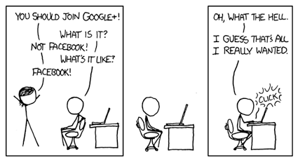 Google+ bei xkcd